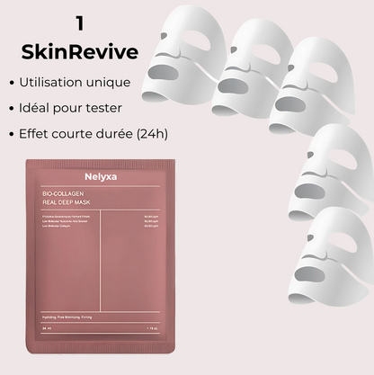 SkinRevive™ - Masque au Bio-Collagène